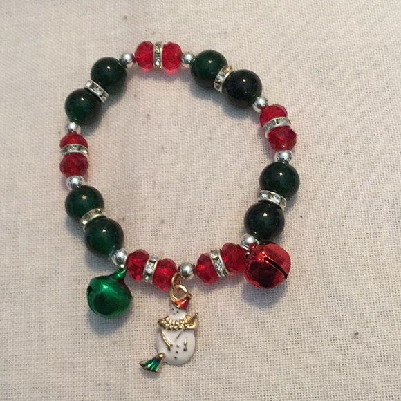 ⛄️ NWT Just So Amazing Snowman Rhinestone Elastic Bracelet Closet Must Have⛄️ - Picture 5 of 9